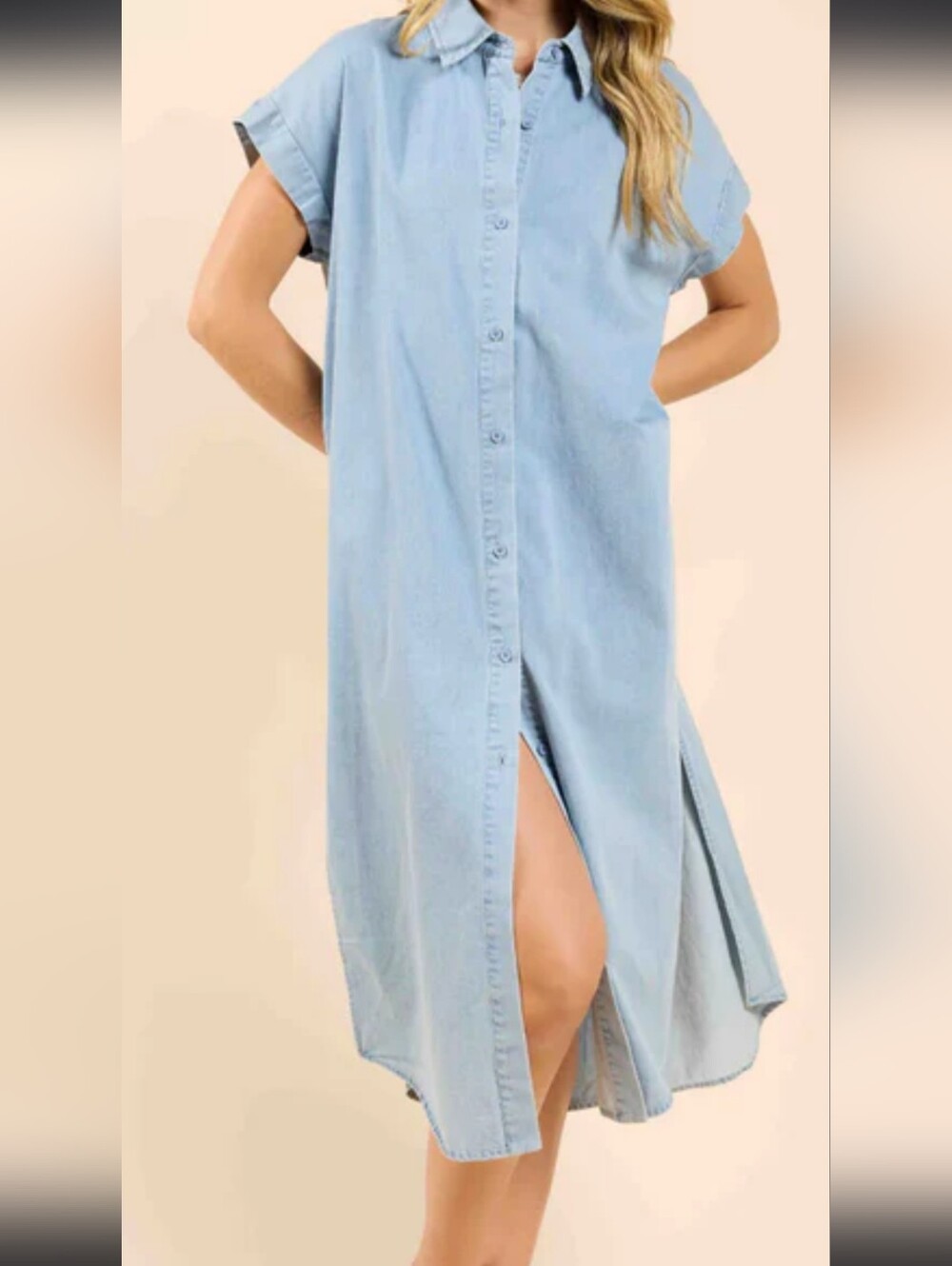 Denim Shirt Dress